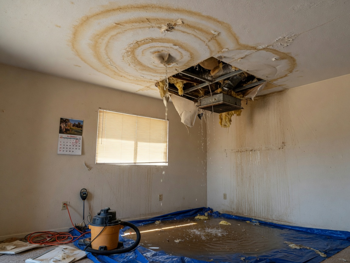 Evaporative Coolers Leak In July: What It Does To A Casa Grande Ceiling