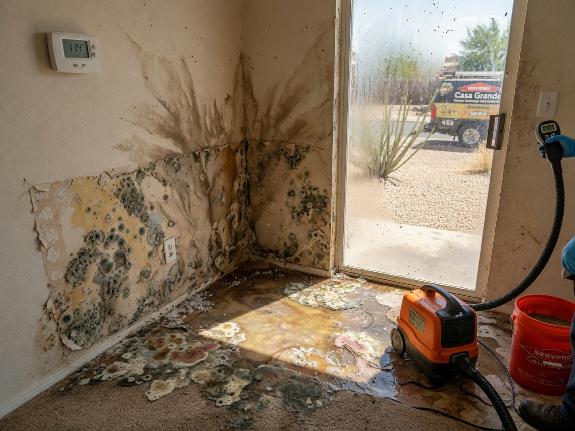 water damage restoration in Stanfield