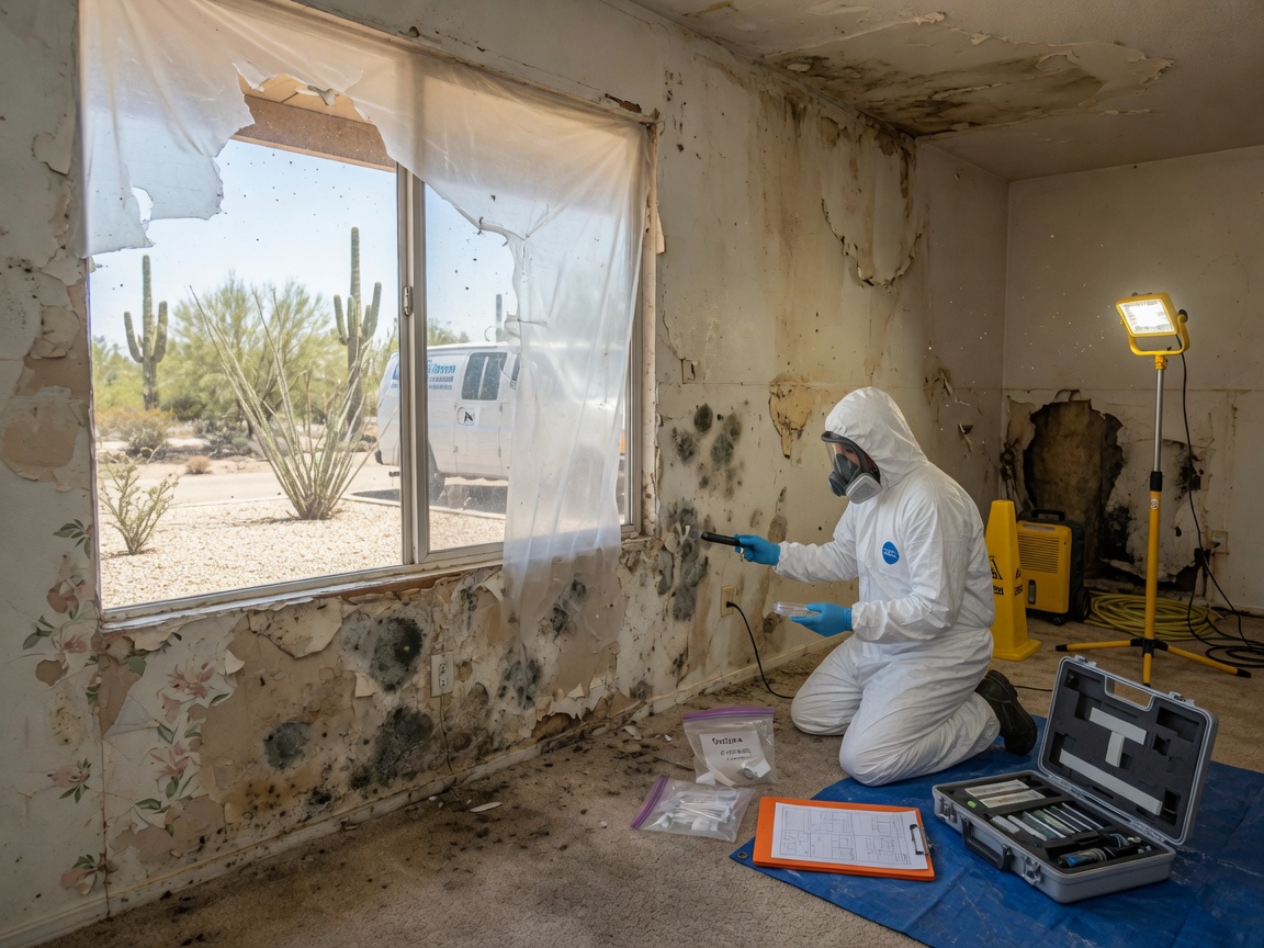 water damage restoration in Coolidge