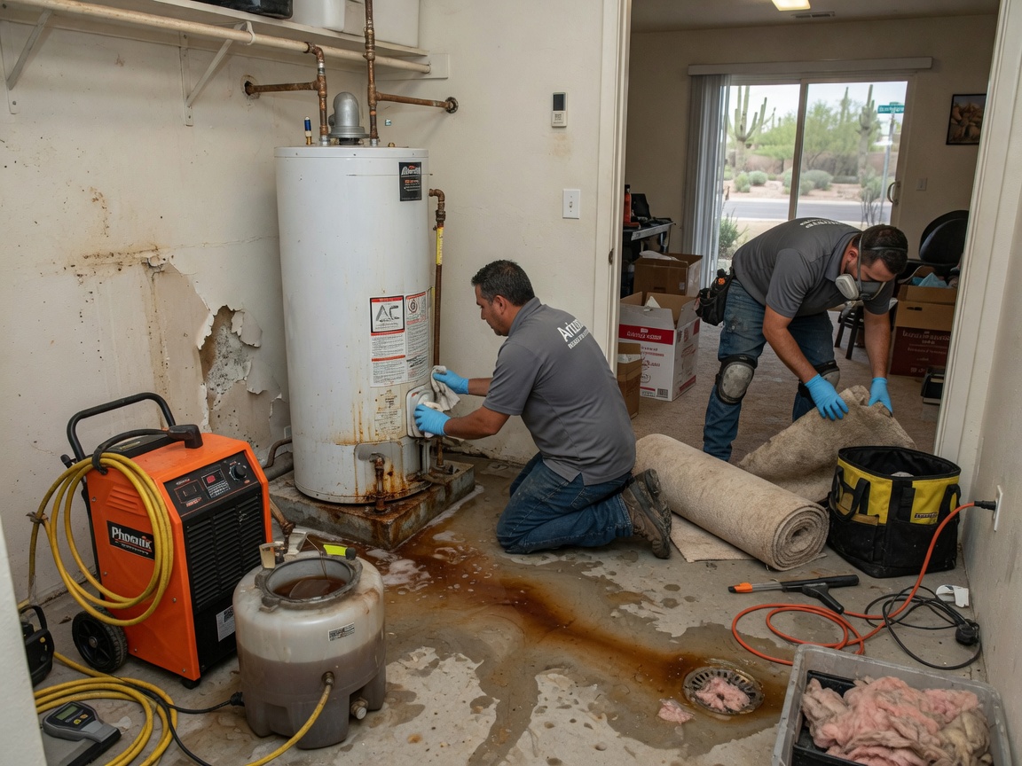 water damage restoration in Toltec
